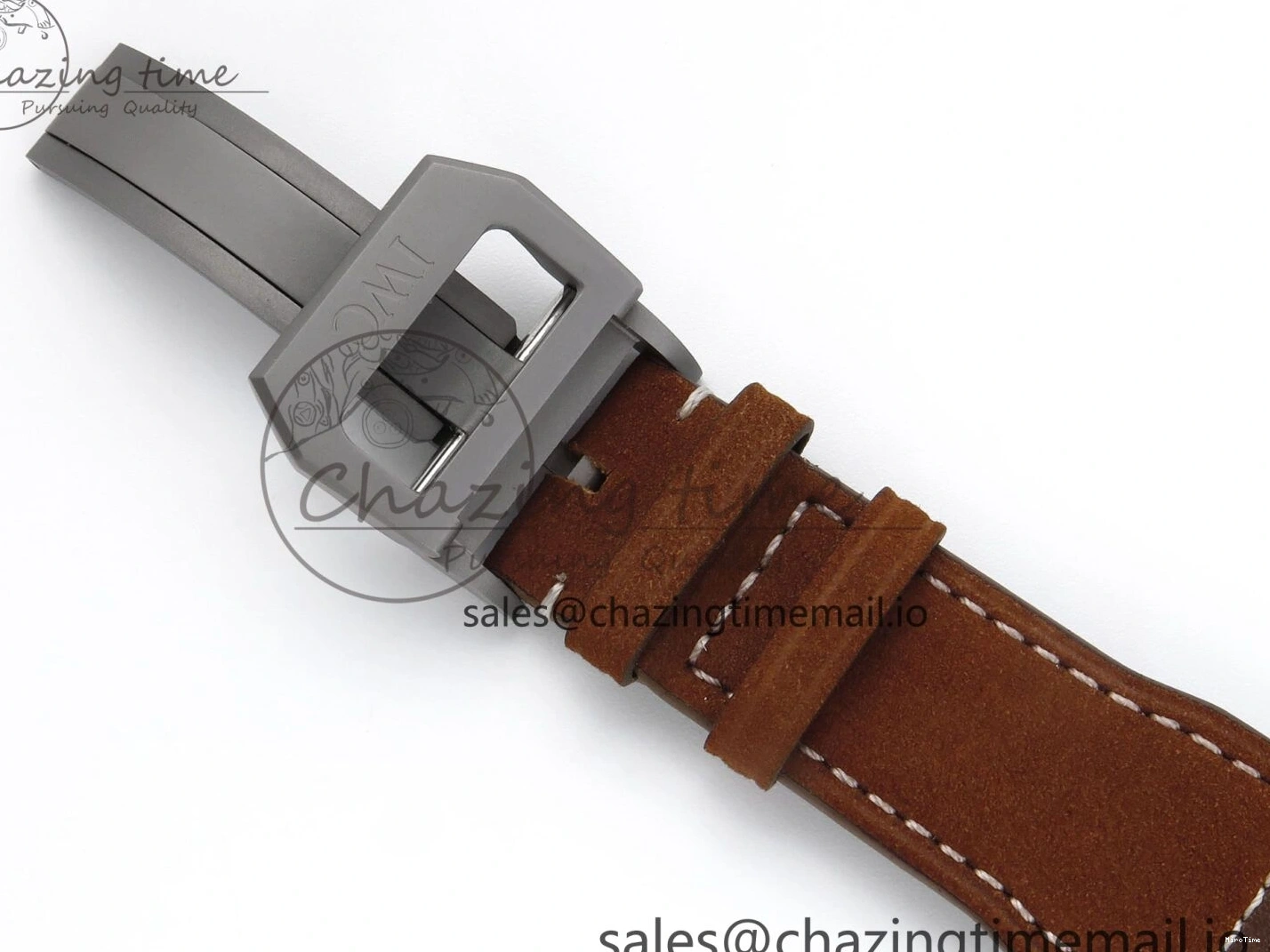 MIROTIME 0415 Big Pilot IW329701 M+F 1:1 Best Edition Black Dial on Brown Leather Strap MY RelaxedFit 7005